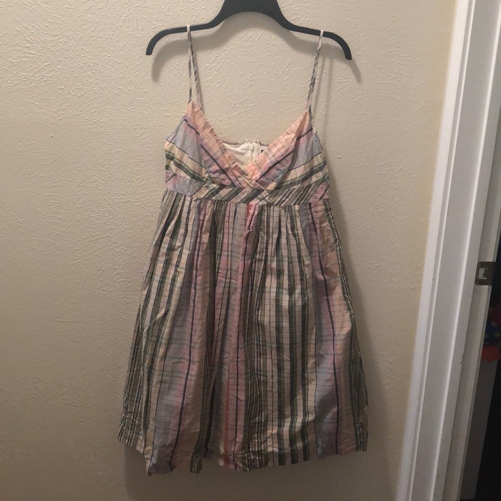 Pastel plaid sundress